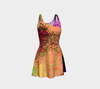 Wind Drawn Texture Flare Dress 4-Flare Dress--Zac Z