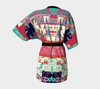 Aspiraling Blue Bird Kimono Robe 2-Kimono Robe--Zac Z