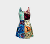 Backwards Bricks and Mortor Flare Dress 3-Flare Dress--Zac Z