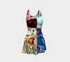 Backwards Bricks and Mortor Flare Dress 3-Flare Dress--Zac Z