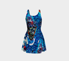 Backwards Bricks and Mortor Flare Dress 8-Flare Dress--Zac Z