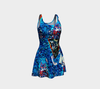 Backwards Bricks and Mortor Flare Dress 8-Flare Dress--Zac Z