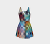 Bricks of Cans Flare Dress 2-Flare Dress--Zac Z