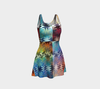 Bricks of Cans Flare Dress 2-Flare Dress--Zac Z