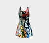 Bubble Flower Flare Dress 2-Flare Dress--Zac Z