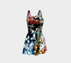 Bubble Flower Flare Dress 2-Flare Dress--Zac Z