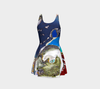 Droplets of Penguins Flare Dress-Flare Dress--Zac Z