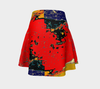 Meandering Colours and Spots of Time Flare Skirt 2-Flare Skirt--Zac Z
