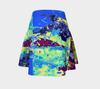 Meandering Colours and Spots of Time Flare Skirt 3-Flare Skirt--Zac Z