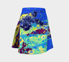 Meandering Colours and Spots of Time Flare Skirt 3-Flare Skirt--Zac Z