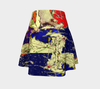 Meandering Colours and Spots of Time Flare Skirt 4-Flare Skirt--Zac Z
