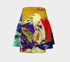Meandering Colours and Spots of Time Flare Skirt-Flare Skirt--Zac Z