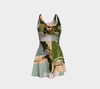 Peeling Seaweed Flare Dress 2-Flare Dress--Zac Z