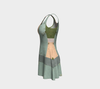 Peeling Seaweed Flare Dress 3-Flare Dress--Zac Z