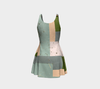 Peeling Seaweed Flare Dress 3-Flare Dress--Zac Z