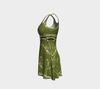 Peeling Seaweed Flare Dress 5-Flare Dress--Zac Z