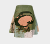Peeling Seaweed Flare Skirt-Flare Skirt--Zac Z
