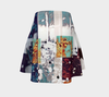 Plastic Spots and Patches Flare Skirt-Flare Skirt--Zac Z