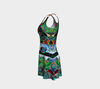 Smiles to Splashes Drips and Drops Flare Dress-Flare Dress--Zac Z