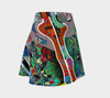 Smiles to Splashes Drips and Drops Flare Skirt 3-Flare Skirt--Zac Z