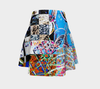 Thin Slabs Raw Flare Skirt 3-Flare Skirt--Zac Z