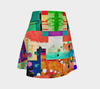 Thunderstorm Rice Cracker Flare Skirt 2-Flare Skirt--Zac Z