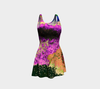 Wind Drawn Texture Flare Dress-Flare Dress--Zac Z